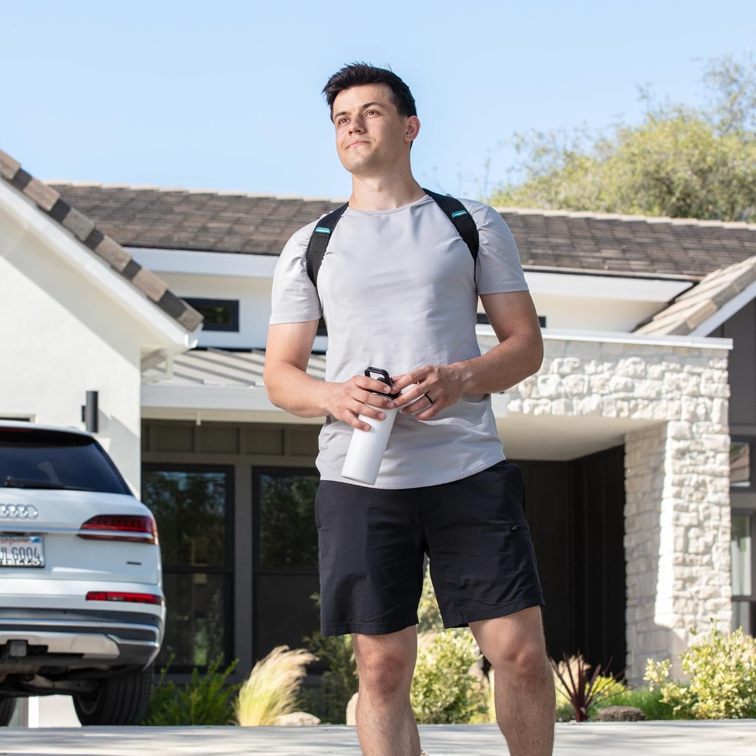 Posture Corrector for Men and Women, Back Brace Straightener | Breathable Adjustable Posture Brace, Shoulder Brace Straps and Upper Back Support for Neck Hump, Hunchback, Clavicle Pain