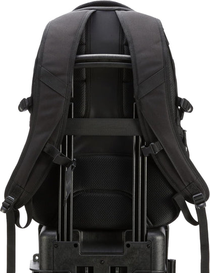 Travel Laptop Backpack with Multiple Pockets and Compartments for 17 in / 43.1 Cm Laptop, Water Resistant, Spacious with Padded Shoulder Straps, Black