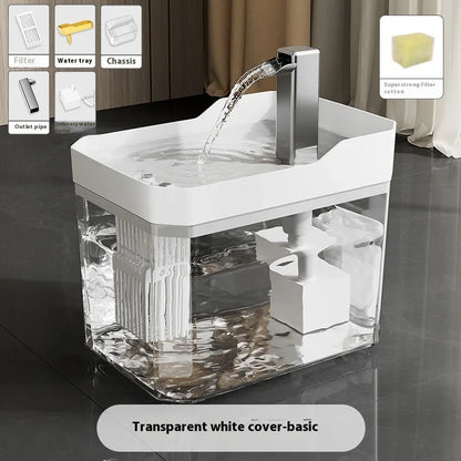Automatic Feeder Dog Cat Food Bowl with Water Fountain Large Capacity Pet Food Storage Dispenser Container Puppy Pet Accessories