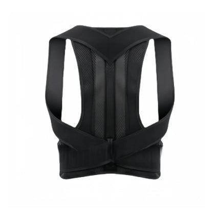 1 Reinforced Belt Lumbar Column Posture Corrector Vest Adjustable Back Support Strap Shoulder Spine Brace Neck Stretcher Trainer