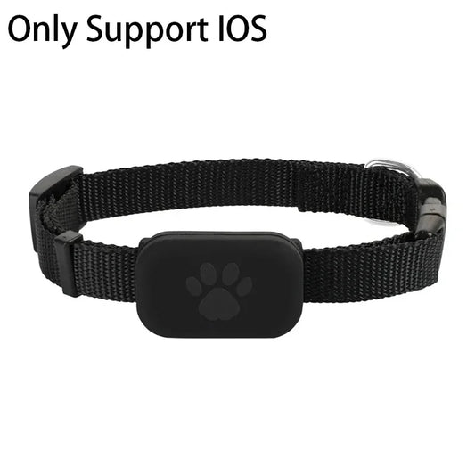 Remote Pet GPS Tracker Waterproof Real-Time Tracking Movement Alert Collar Anti-Lost Dog Cat Global Locator for Apple Find APP