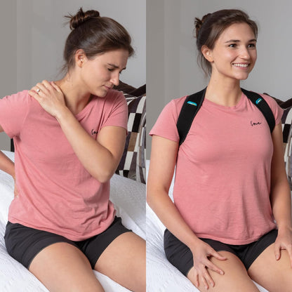 Posture Corrector for Men and Women, Back Brace Straightener | Breathable Adjustable Posture Brace, Shoulder Brace Straps and Upper Back Support for Neck Hump, Hunchback, Clavicle Pain